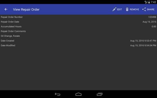 Repair Order Manager screenshot 5