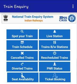 Train Enquiry screenshot 1