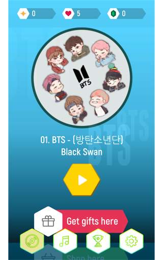 Bola Lompat Ubin BTS Keren screenshot 2