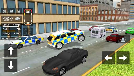 City Police Car Driving Chase screenshot 3