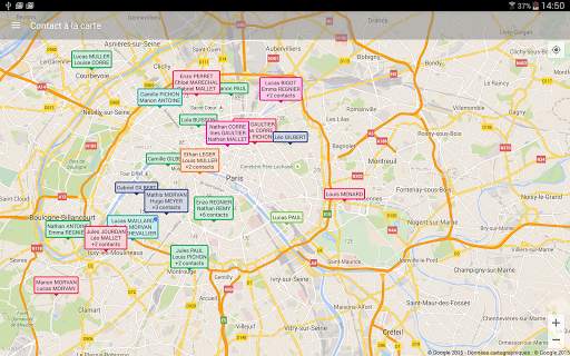 Contact on Map screenshot 13