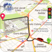 Route Finder GPS Live Traffic Alert Map icon