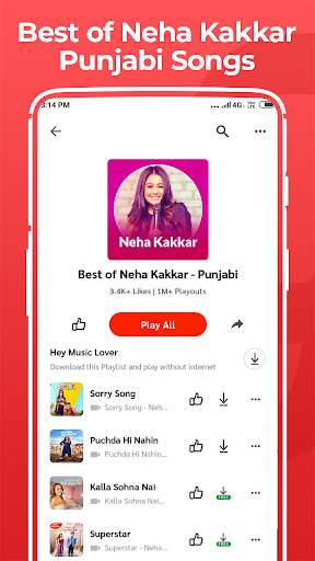 Neha Kakkar Song,Gane,नेहा कक्कड़ के गाने Love song screenshot 4