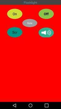 Flashlight with Sound alert screenshot 4