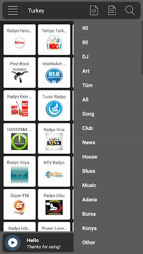 Online Radio Turkey - Turkish FM AM Music screenshot 6