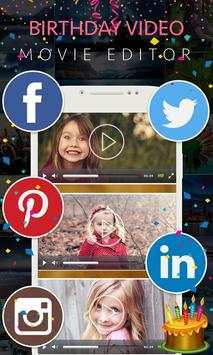 Happy Birthday Video Editor screenshot 5