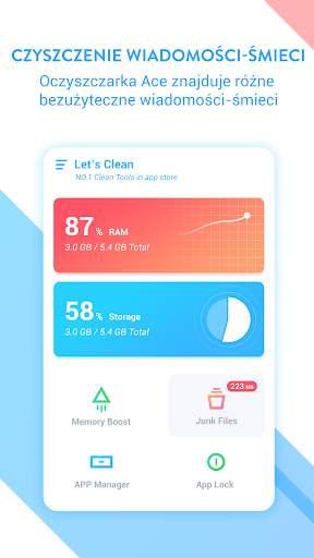 Ace Cleaner (Boost Speed Free) screenshot 1