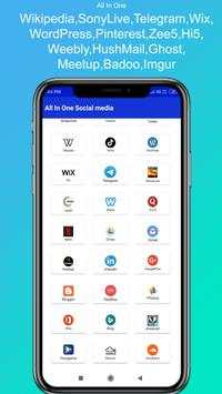 All In One Social Media & Social Networks screenshot 3