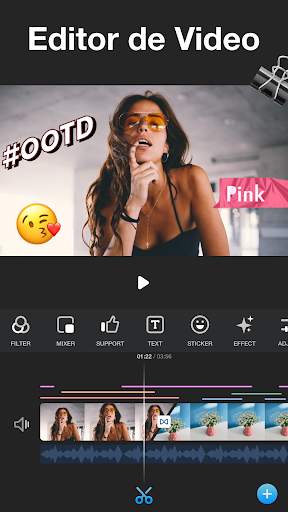 Editor de Vídeo e Vlog - VlogU screenshot 1