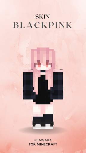 Skin Black Pink for Minecraft screenshot 5