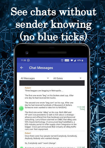 Chats Recovered-See Deleted Chats, Download Status स्क्रीनशॉट 2