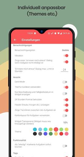 Todo Reminder: Aufgabenliste, Erinnerung & Widget screenshot 4