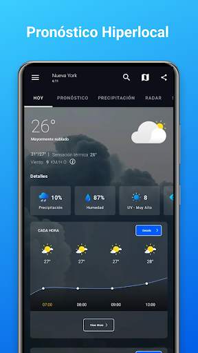 1Weather: Pronóstico y Radar screenshot 1