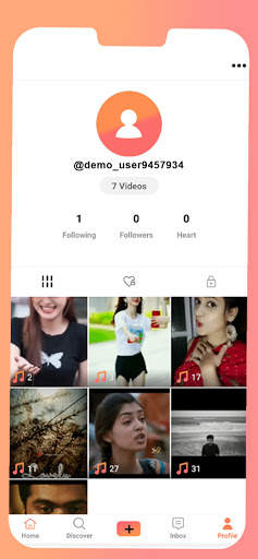 Tiktak - Short Video App TikTok Clone screenshot 2