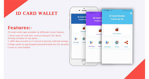 ID Card Wallet - Mobile Card Holder screenshot 1