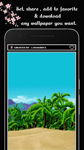 Pixelwave Pixel Art Wallpapers screenshot 2