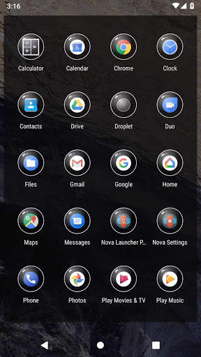 Droplet : Icon Mask for Nova Launcher screenshot 3