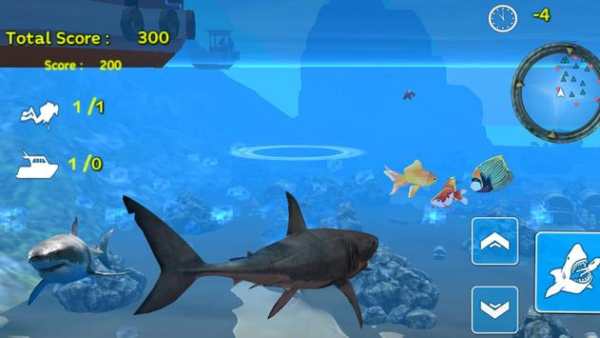 Deadly Shark Simulator : Blue whale  hunting Game screenshot 2