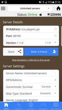 Server Maker For Minecraft PE screenshot 1