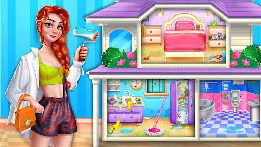 Girl House Cleaning Games screenshot 1