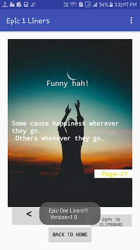 EPIC 1 Liners-Insta Wapp Fbook daily Update screenshot 4