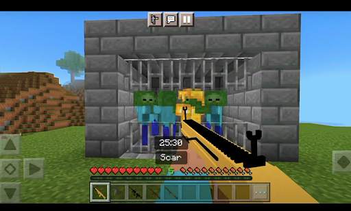 Mod 3D guns weapon sniper mcpe screenshot 3