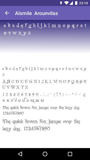 Thai Fonts for FlipFont screenshot 5