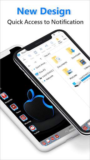 Dark Black Theme For Computer Launcher screenshot 2
