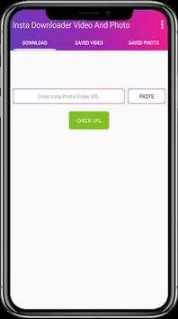 Insta Downloader Video And Photo screenshot 2