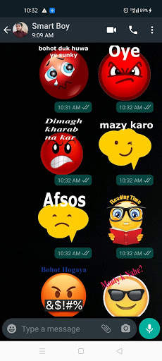 Funny Urdu Stickers for WhatsApp - Urdu Stickers screenshot 1