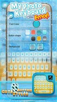 My Photo Keyboard with Emoji screenshot 1