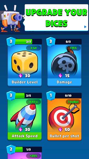 Merge Tower Defense: TD, Random Neon Dice PvP Game screenshot 3