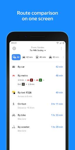 Yandex Maps and Navigator screenshot 3
