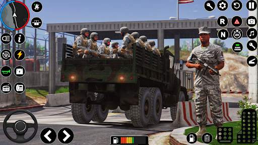Modern Army Truck Simulator screenshot 2