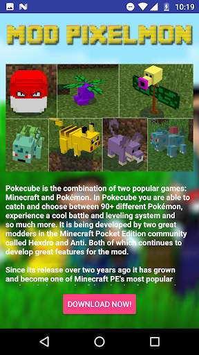 Mod Pixelmon for MCPE (Un-official guide) screenshot 3