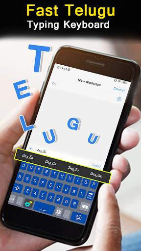 Fast Telugu Keyboard: Type In Telugu Input Method screenshot 1