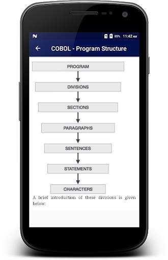 Learn - COBOL 3 تصوير الشاشة