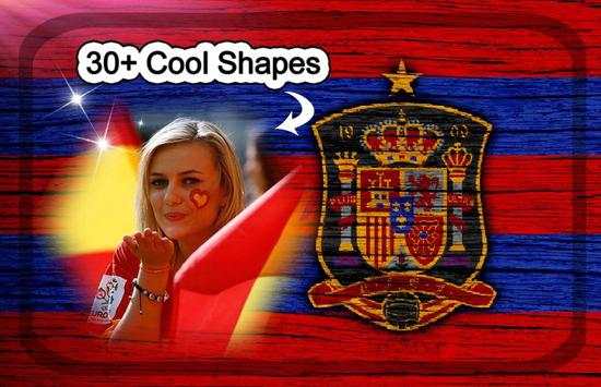 Spain Footbal Team Photo Frame screenshot 5