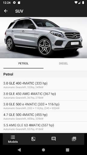 Car Specs Mercedes Benz GLE-Class 2015 edition screenshot 2