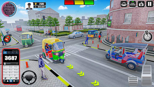 Auto Rickshaw 3D: Tuk Tuk Game screenshot 3