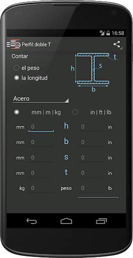 Calculo de Pesos Metales screenshot 5