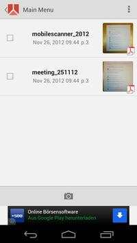 Mobile Scanner (CAM/DOC/PDF) screenshot 1