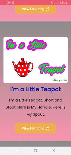 Kids Songs - with Lyrics & Video screenshot 2