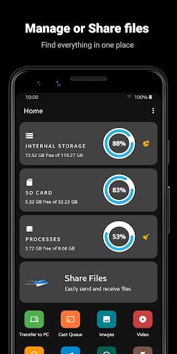 Bharat File Manager. Share files, Boost RAM & more स्क्रीनशॉट 1