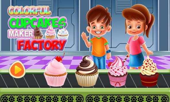 pabrik pembuat cupcake berwarna-warni: toko roti screenshot 6