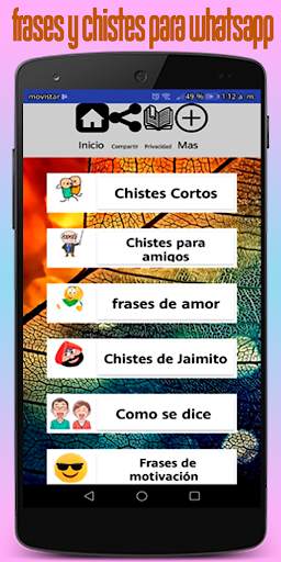 chistes y frases para Whatsapp screenshot 1