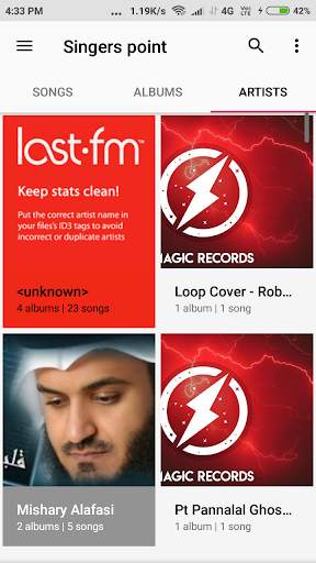 Singers Point -Music player screenshot 4