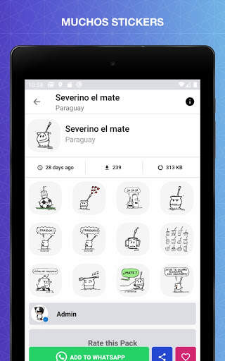 Stickers Paraguay para Chatear screenshot 9