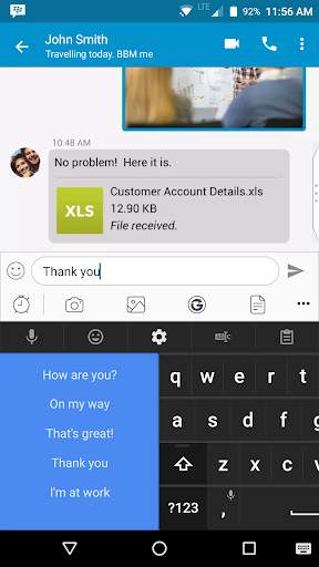 BlackBerry Keyboard screenshot 5