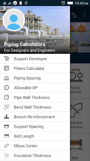 Piping Calculators Free screenshot 2